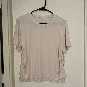 Lululemon side cinch ribbed top